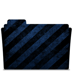 Folder-Icon Stripe Blue 2