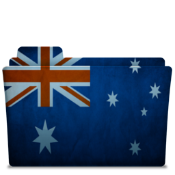 Folder Australia Flag