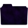Purple Cloudy Folder