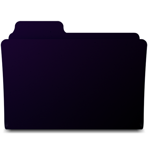 Purple and Black Mac Folder