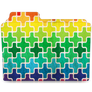 Rainbow Design Folder
