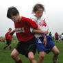 Mud soccer