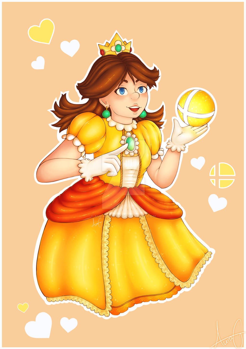Ssb Color Daisy Princess Daisy - SSB-Ultimate by AuraGoddess on DeviantArt