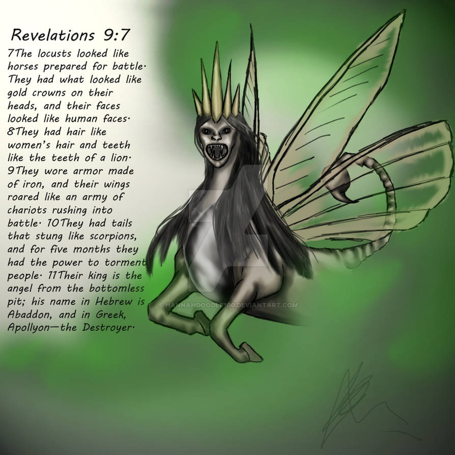 Locust Rv 9 Revelations 9:7 - The Locusts by Hannahdoodle100 on DeviantArt