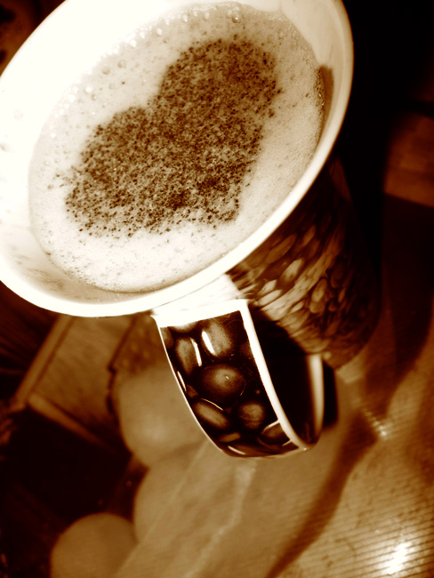 Coffee heart