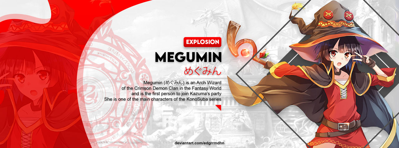 Megumin Explosion - Konosuba by Edgrrmdhn on DeviantArt