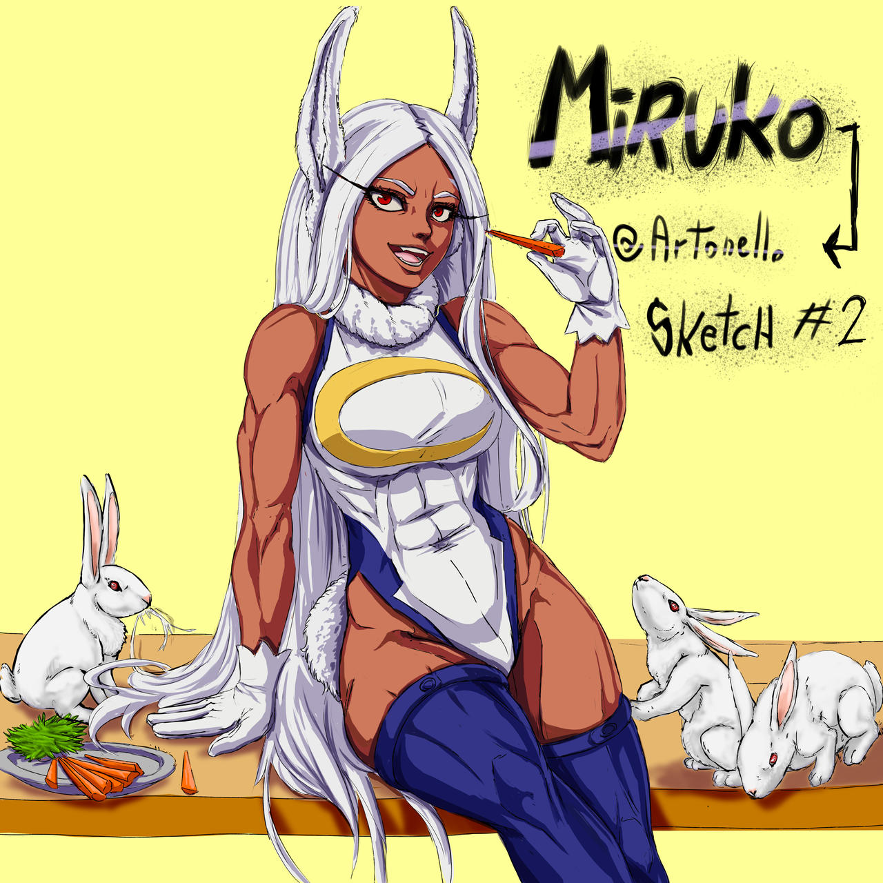 Miruko Character Design Miruko by Artonell0 on DeviantArt