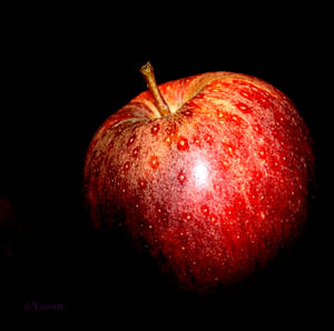 A red apple