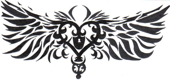 Tribal heart by DemonShuriken87 on DeviantArt Tribal heart by DemonShuriken87 on DeviantArt