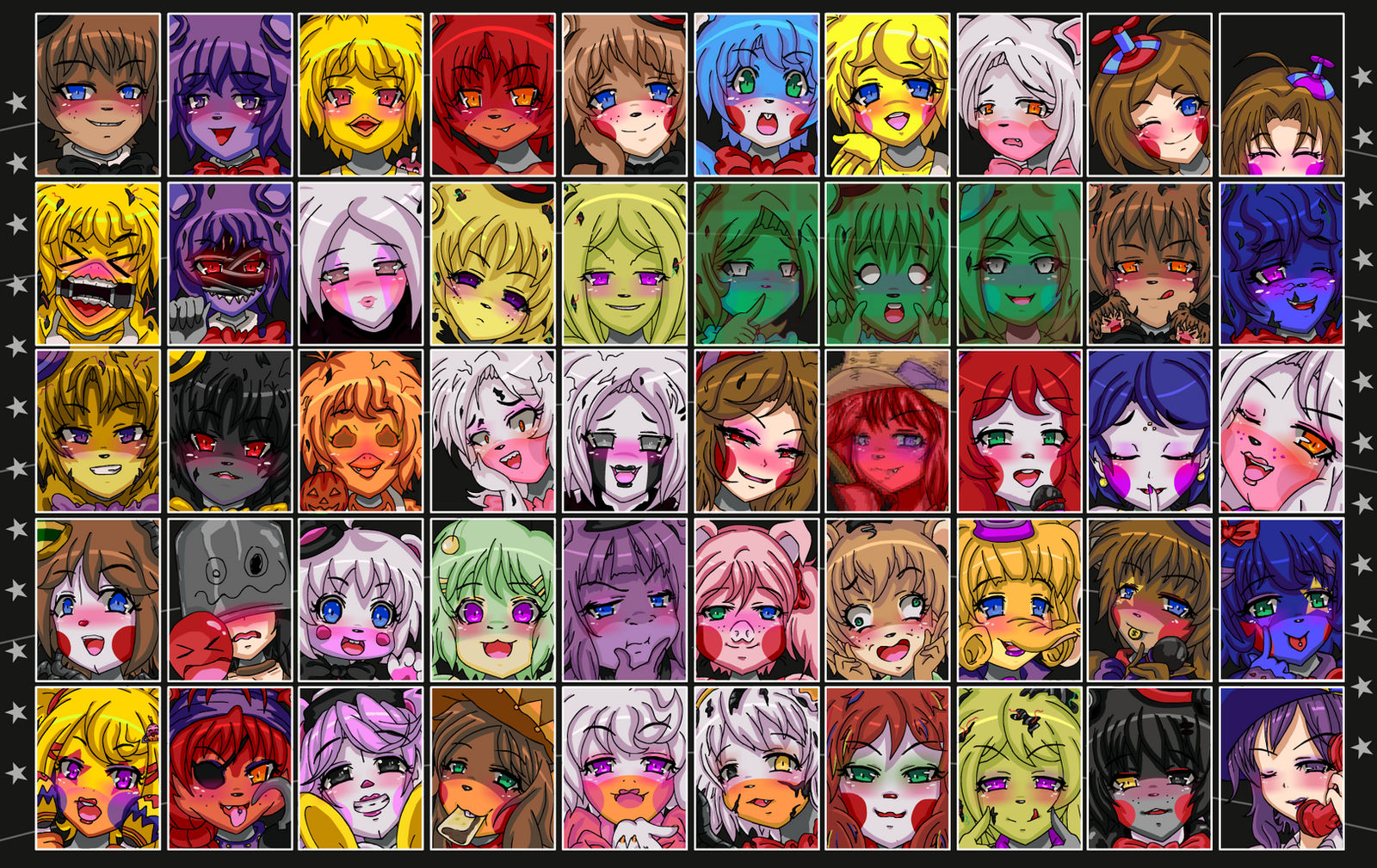 Full FNIA Ultimate Custom Night ROSTER | FNaF UCN