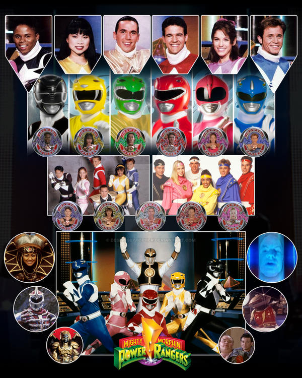 Mmpr Evolution MMPR Seasons 1-3 by DesignsByTopher on DeviantArt