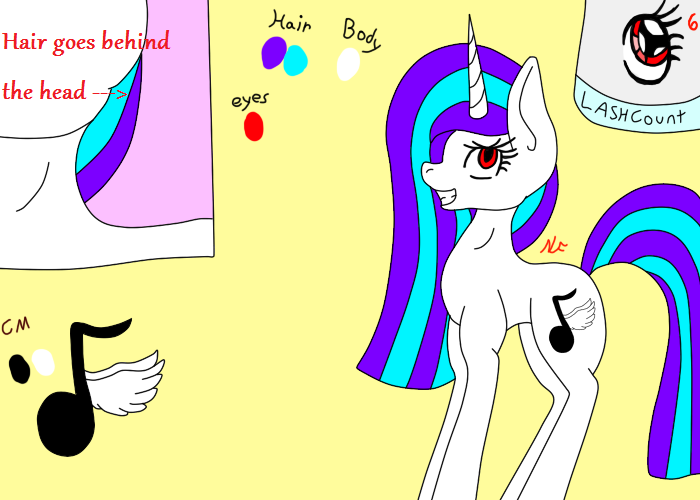 Notefly Reference Sheet by Notefly on DeviantArt