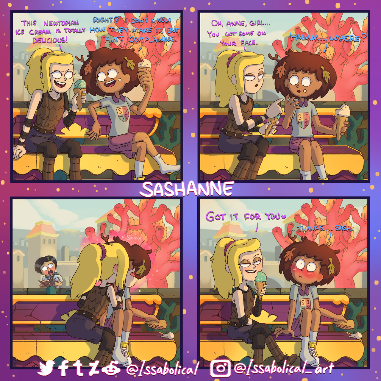 Anne X Sasha Comic by Issabolical on DeviantArt