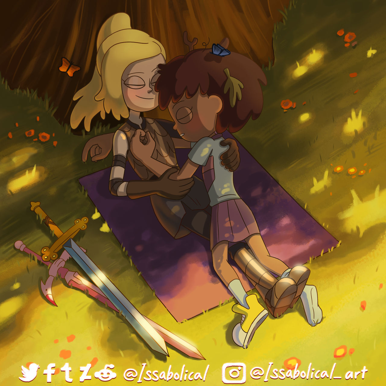Sasha X Anne by Issabolical on DeviantArt