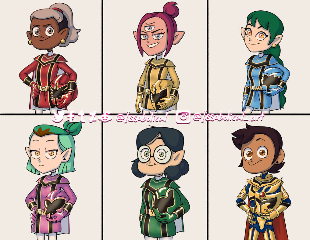 The Owl House Rangers by Issabolical on DeviantArt