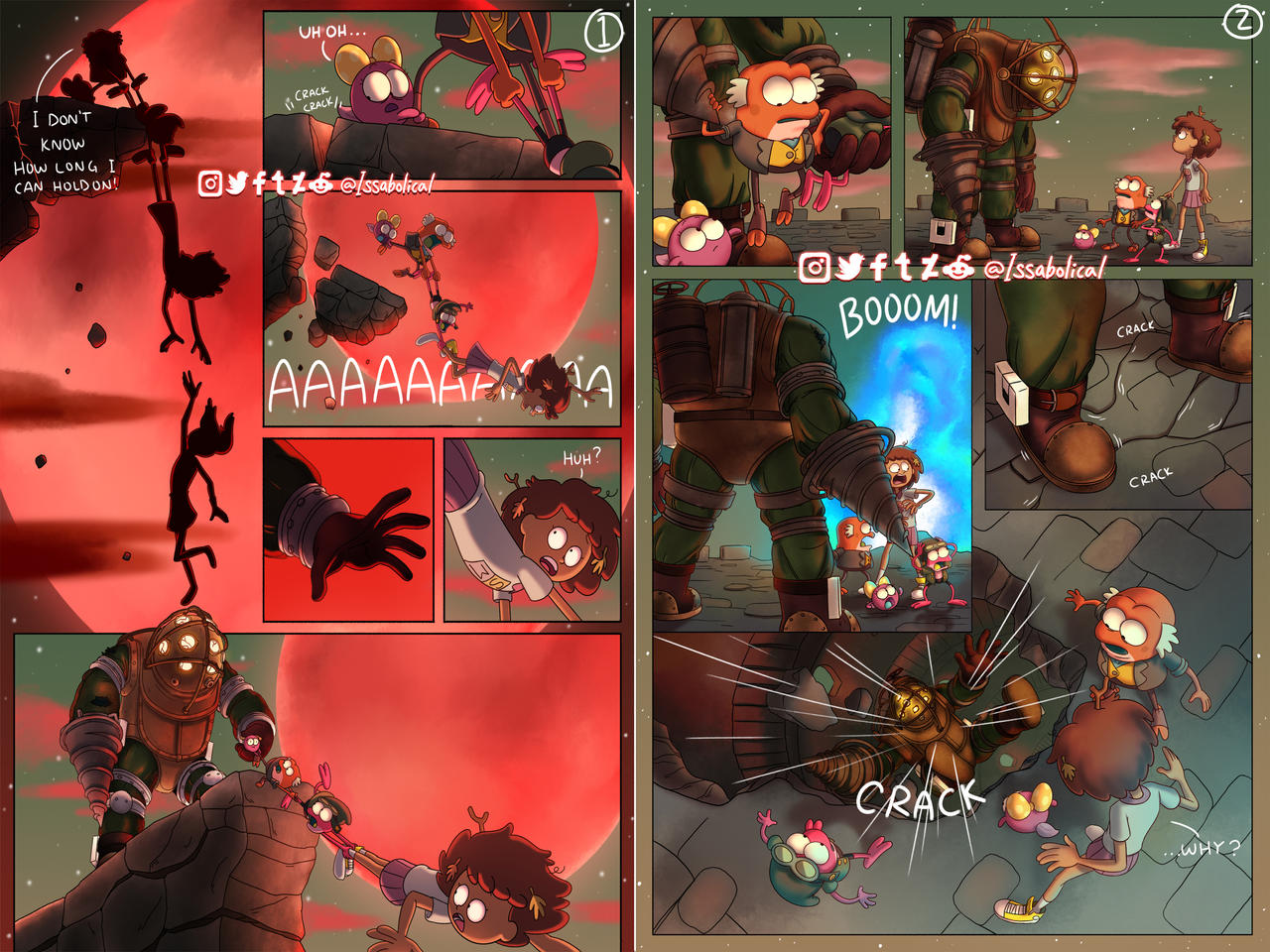 Amphibia X Bioshock Comic Commission by Issabolical on DeviantArt