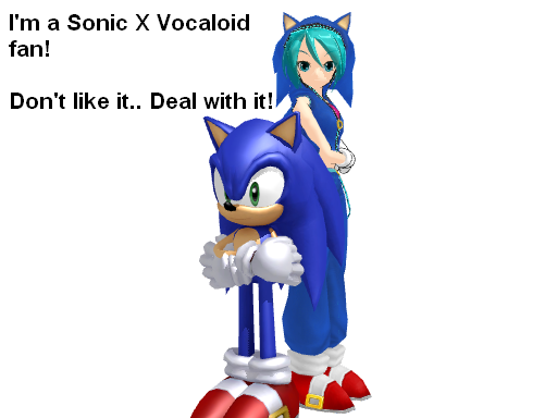 SonicXVocaloid fan