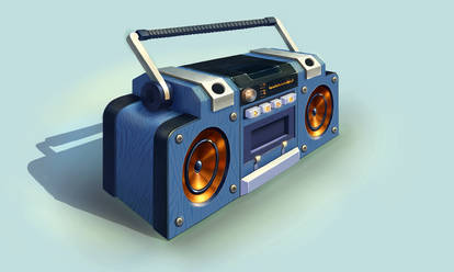 Old record player