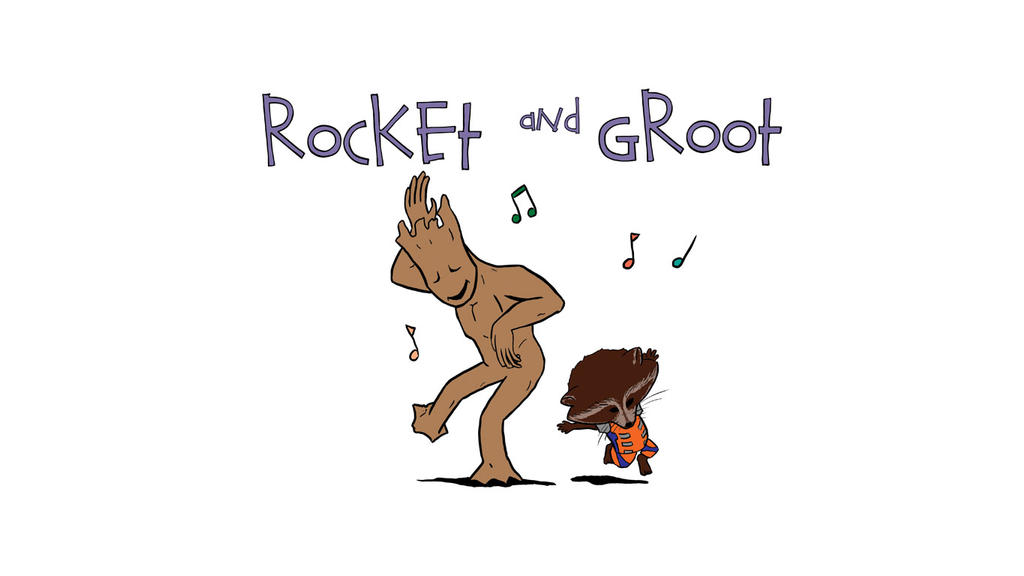 Rocket and Groot