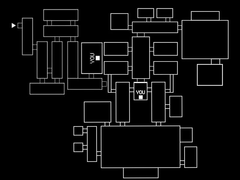 Five Nights At Fredbears Cams map by kingofbut on DeviantArt