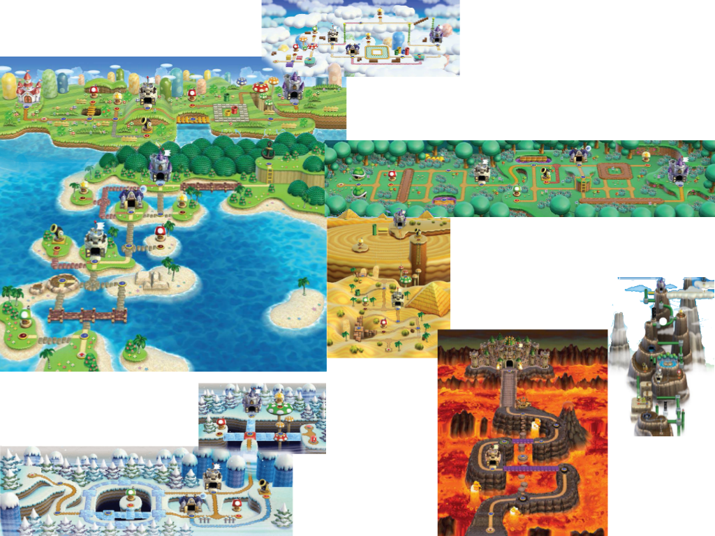 Smbw Map NSMBW World Map(Edit) by bearbro123 on DeviantArt