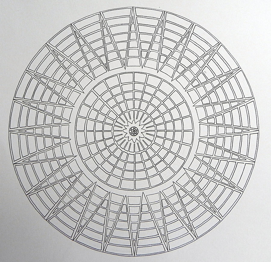 day and night lineart (traditional)