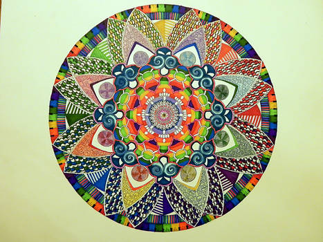 Mandala for high energy 9 yr old