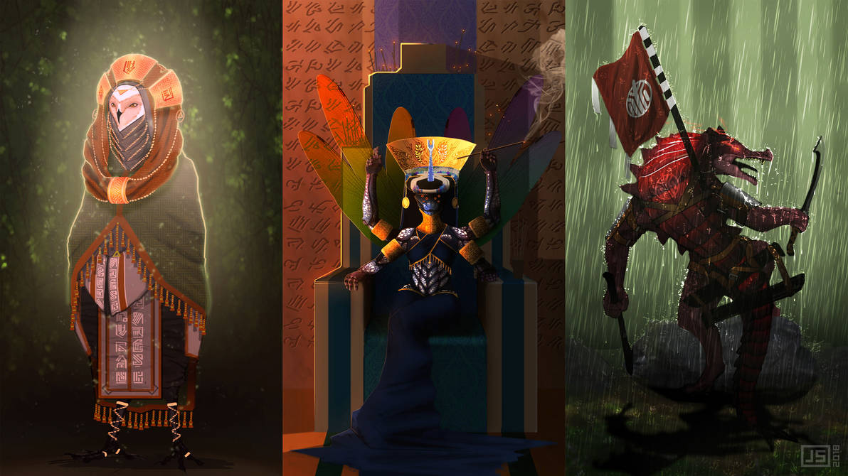 Triple Creature Feature by LoomingColumn on DeviantArt