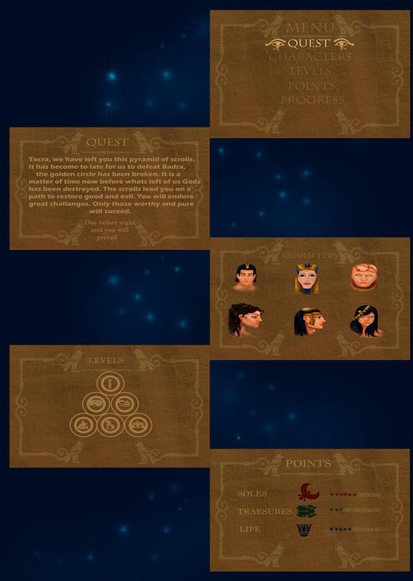Game layout by aruald on DeviantArt