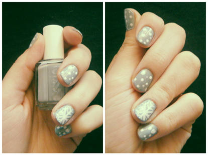 Snowflake Nails