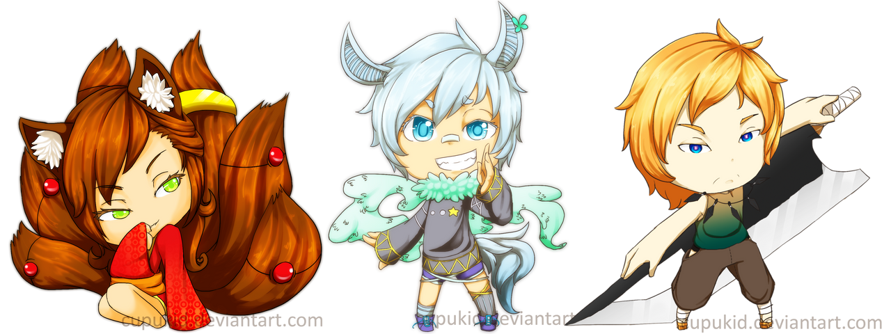 Comm :: Chibi Sample 1 by ryesoul on DeviantArt