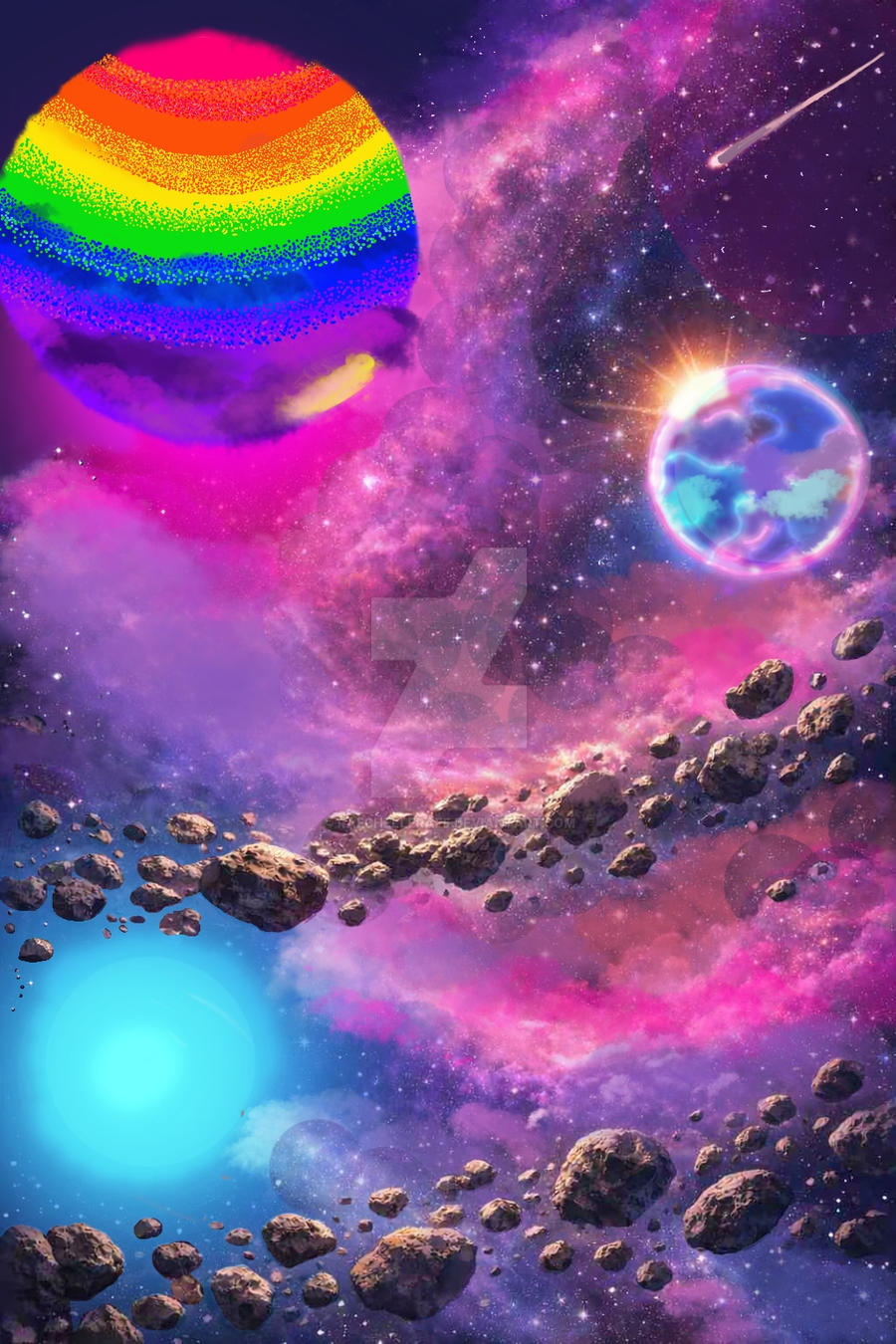 COLORFUL GALAXY! by Raechelleraee on DeviantArt