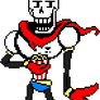 Undertale - Papyrus with Popcorn (In Color)
