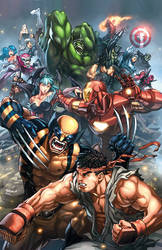 Marvel vs Capcom 3 promo piece