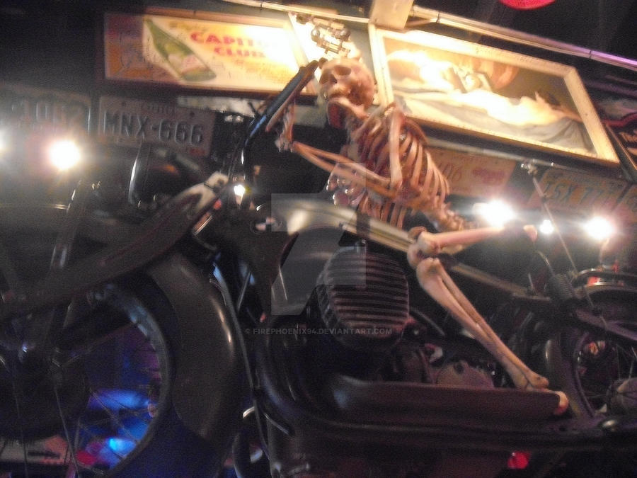 Skeleton Biker