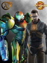 Samus and Gordon Freeman