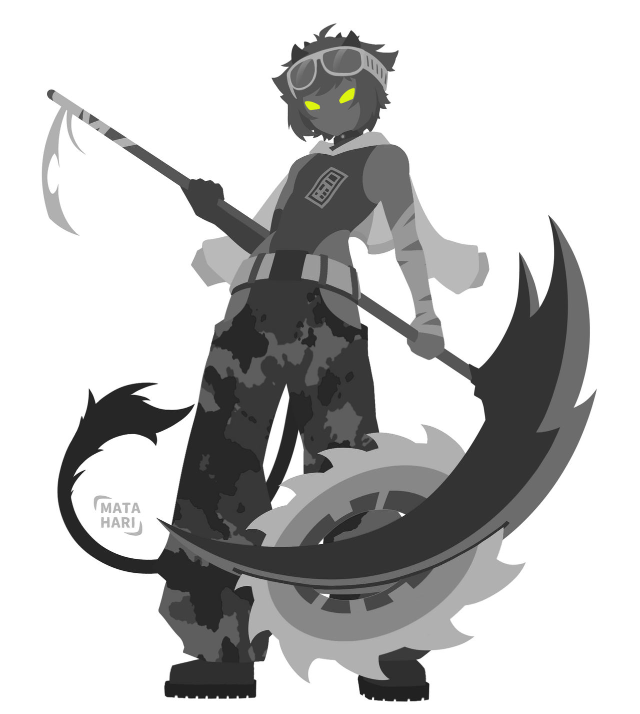 ZZZ style art concept by MataHariArt on DeviantArt