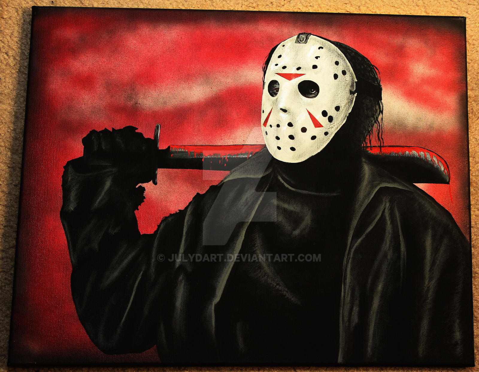 Canvas Jason Vorhees