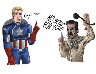 Captain America vs Soup Nazi