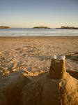 Sunset Sandcastle by cmwphotography