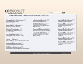 Alexa.lt web design