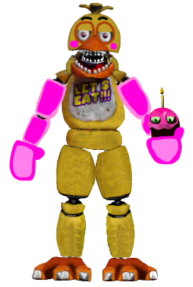 ArtStation - unwithered chica and withered chica