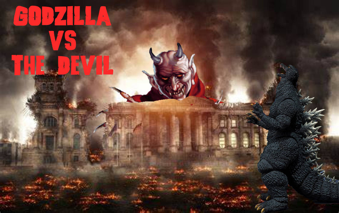 Godzilla Devilzilla Godzilla vs the Devil by Barbourosaurus on DeviantArt