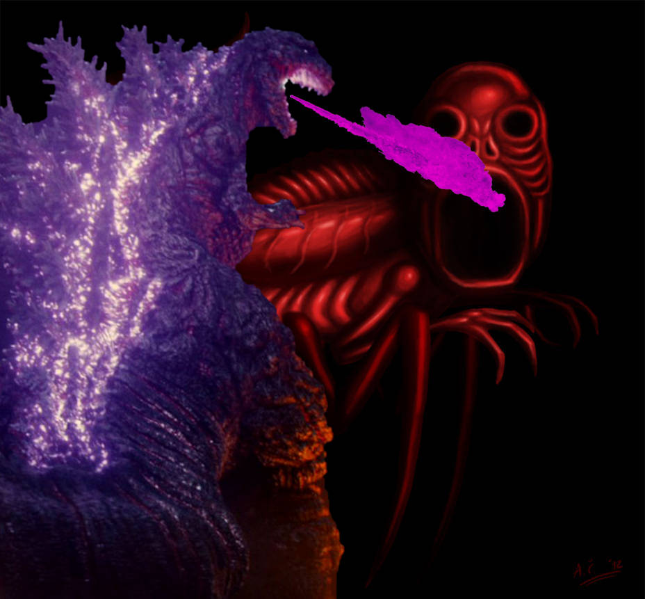 Red Rage Godzilla Shin Godzilla vs Red the Hellbeast by Barbourosaurus on DeviantArt