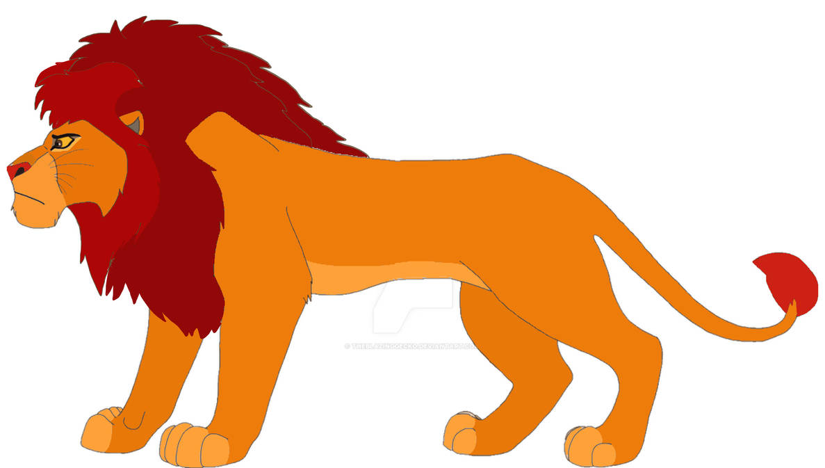 Simba Redraw by Barbourosaurus on DeviantArt