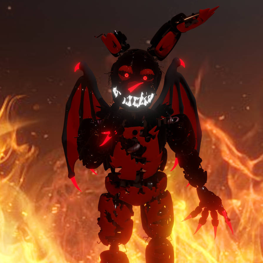 A Springtrap model I made by QueenSpringtrapSFM on DeviantArt