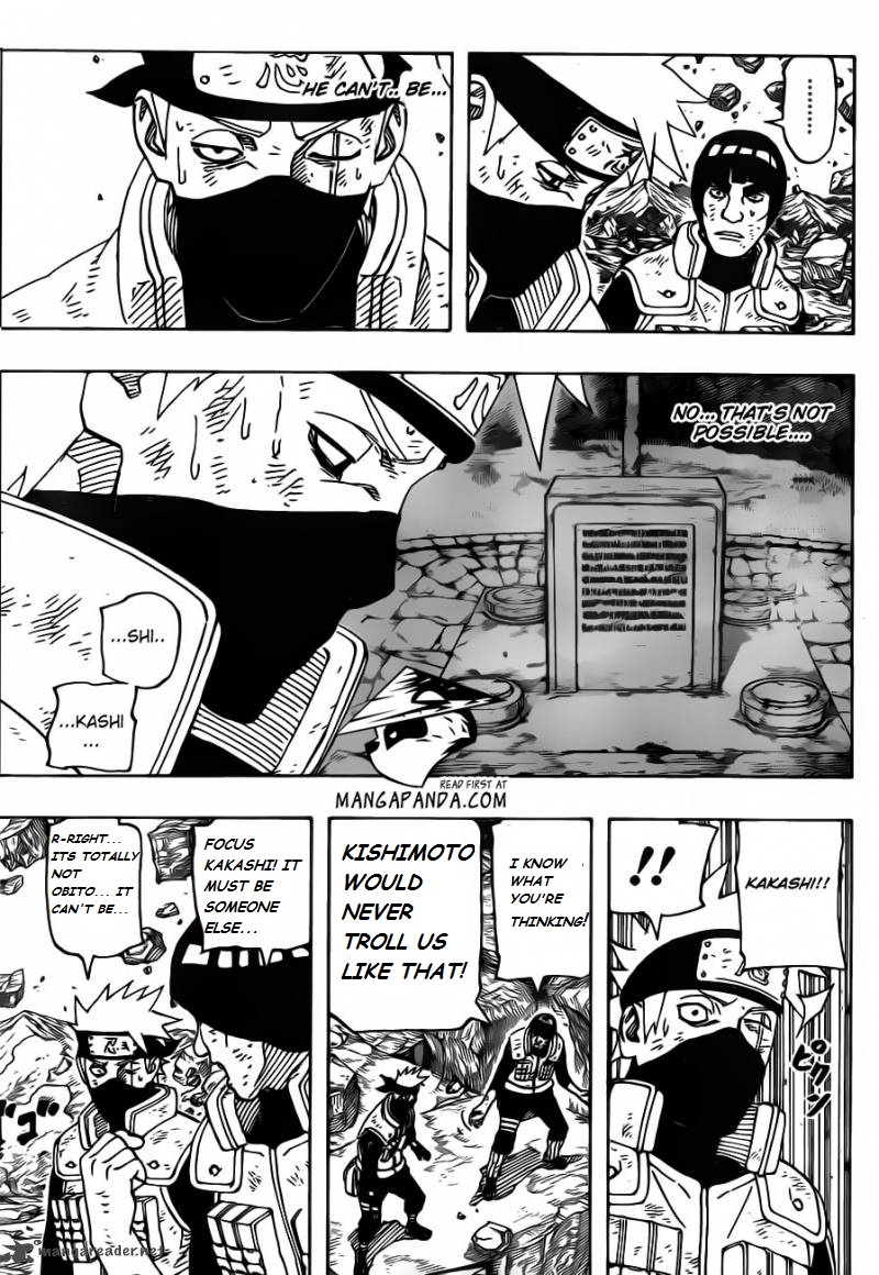 Naruto Chapter 598 *SPOILER* Kishimoto be trollin'