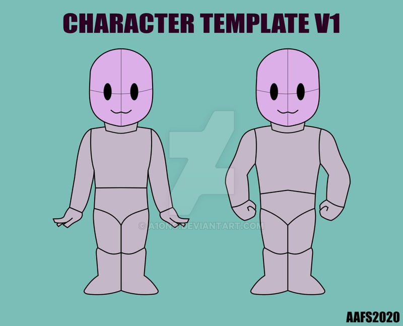 character design template by a1ong on DeviantArt