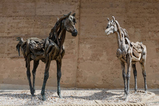 Heather Jansch's Driftwood Horses