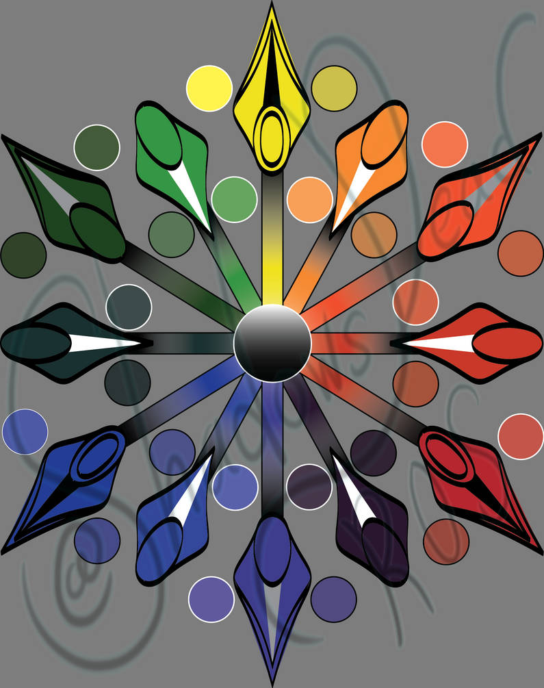Shadow Color Wheel Drawing Color Wheel Project -ShadowsDeadROS by ShadowsDeadROS on DeviantArt